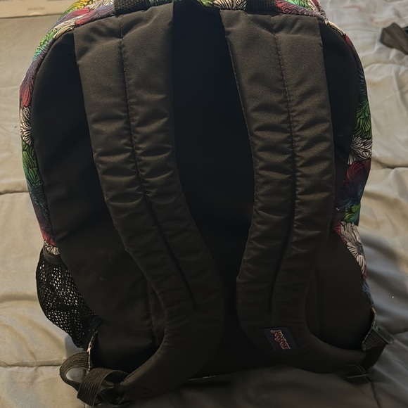 Jansport Multicolored Floral Pattern Backpack - Picture 2 of 5